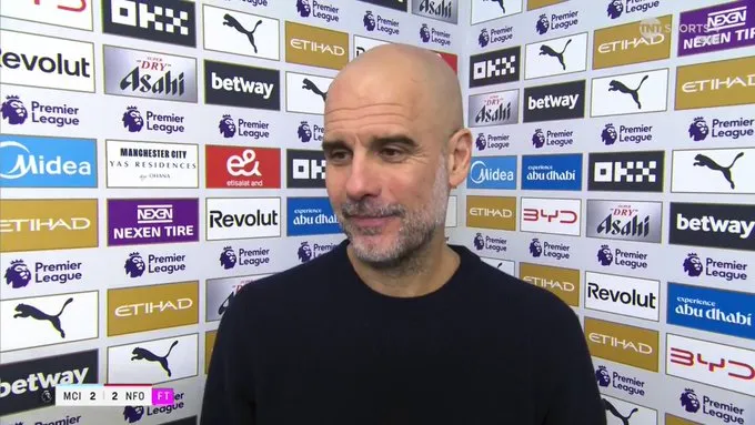 PP电子官方-瓜迪奥拉：点球争议？我没什么好说的；曼城必须要继续前进