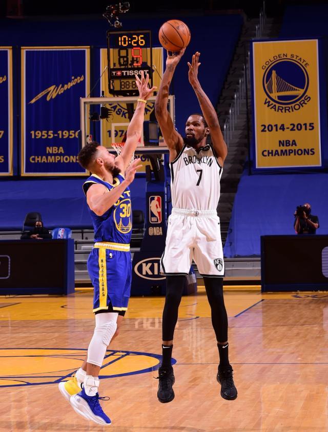 pp电子-返湾区杜兰特情绪复杂，强大的篮网证明他选择没错